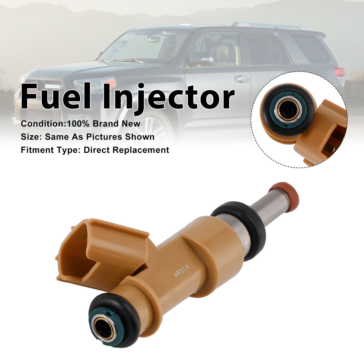 Toyota 4Runner 2010-2019 Tundra 2012-2014 23209-39215 1PCS Fuel Injector