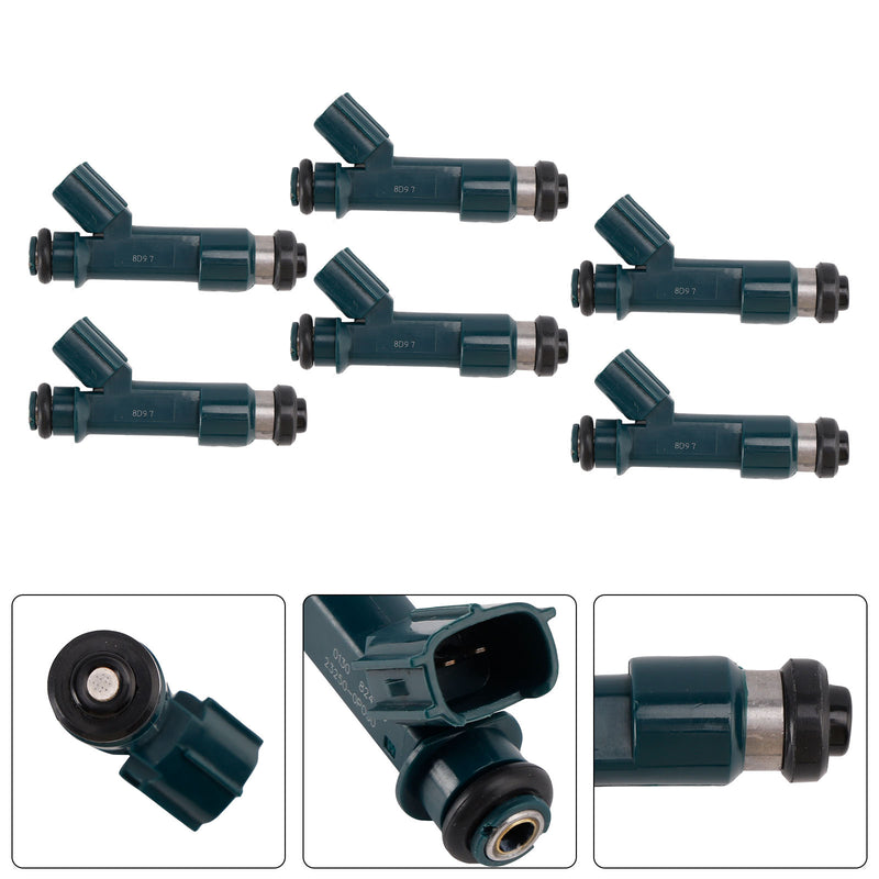 Toyota 4Runner 2003-2009 Tacoma 2005-2015 23250-0P030 6PCS Fuel Injector