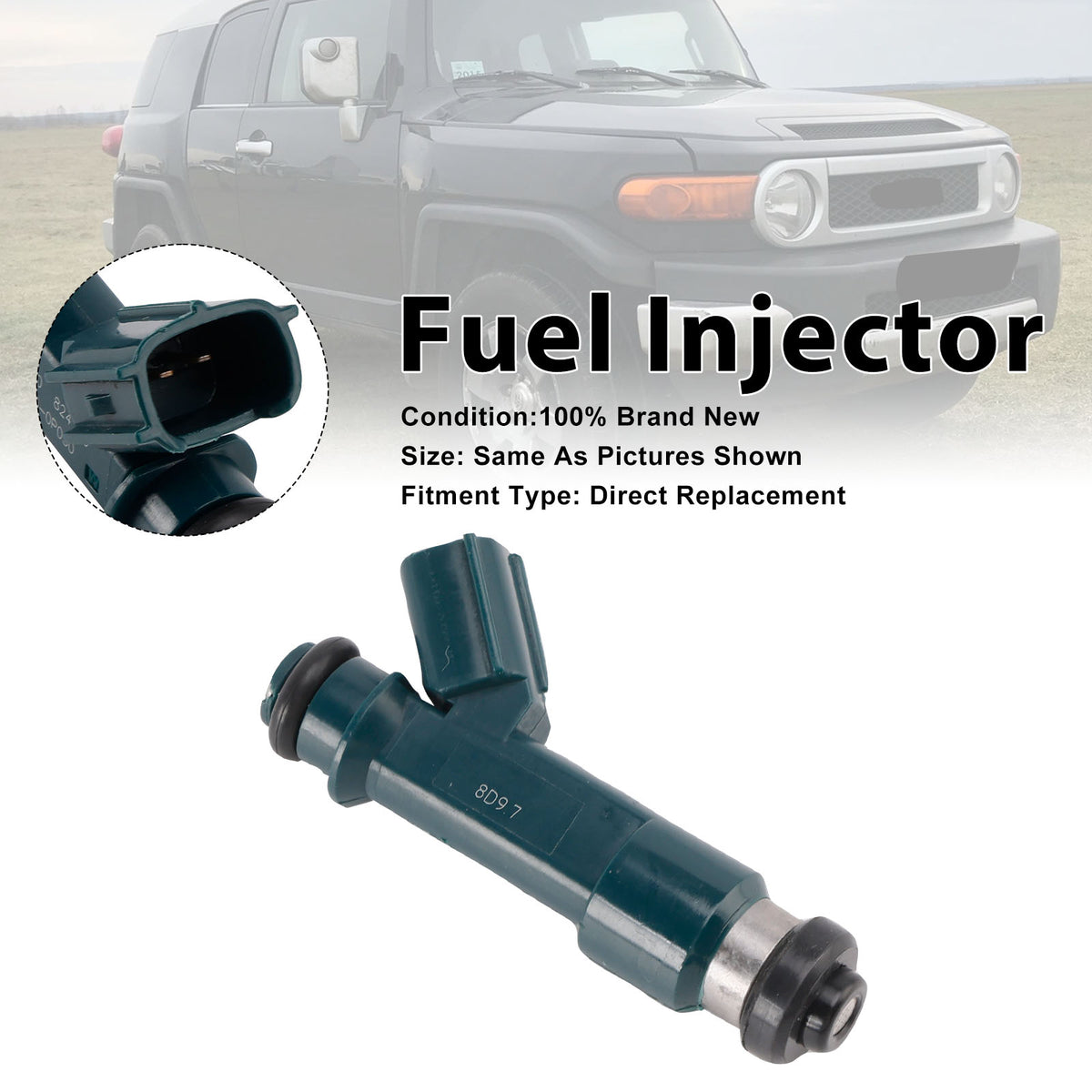 Toyota 4Runner 2003-2009 Tacoma 2005-2015 23250-0P030 1PCS Fuel Injector