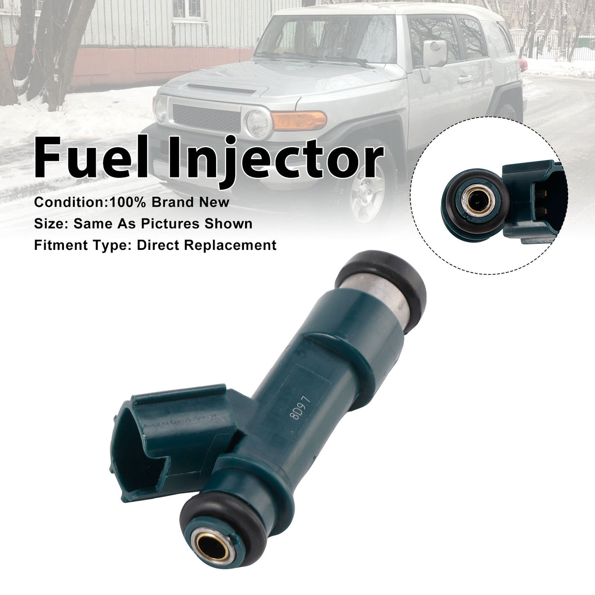 Toyota 4Runner 2003-2009 Tacoma 2005-2015 23250-0P030 1PCS Fuel Injector