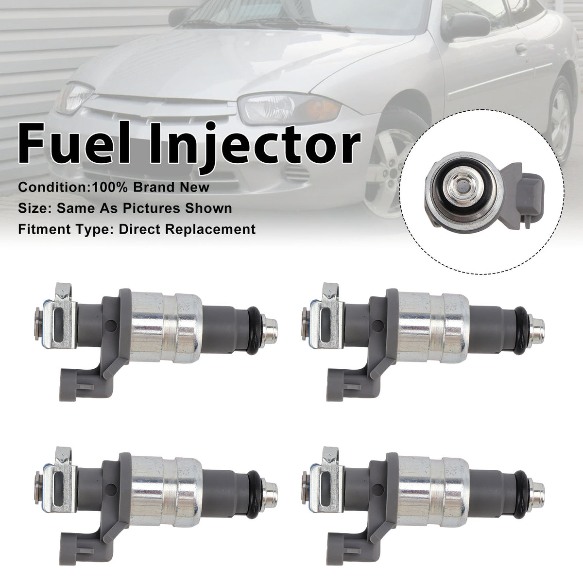 Chevrolet Cavalier 2002 Classic 2004-2005 12569091 4PCS Fuel Injector