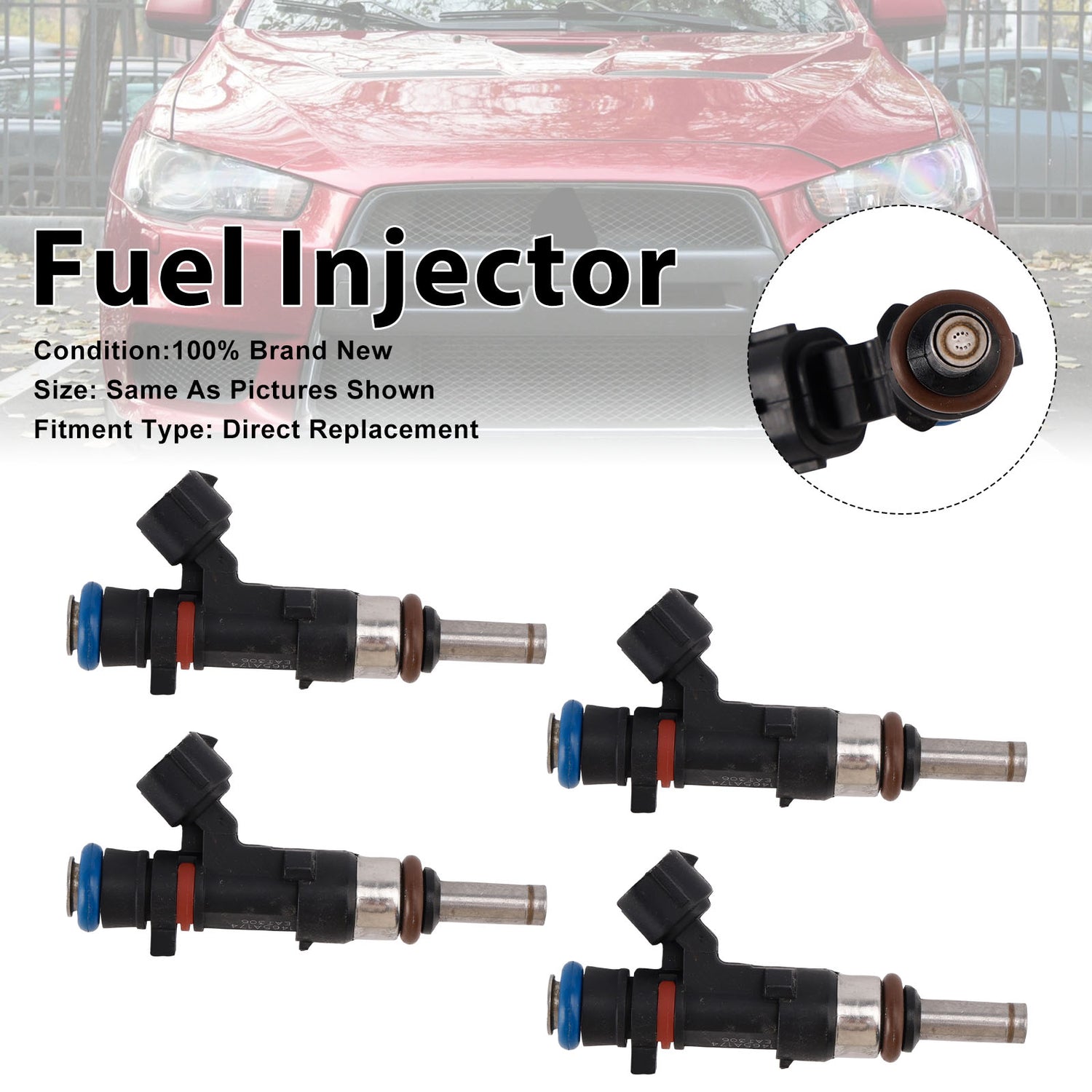 Mitsubishi Lancer Evolution 2008-2015 1465A174 4PCS Fuel Injector