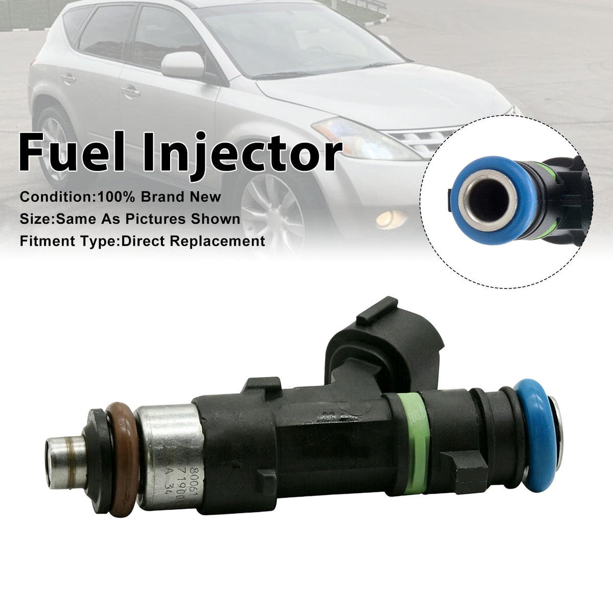 Nissan Murano 2003-2004 Quest 2004-2009 16600-7y000 1PCS Fuel Injector