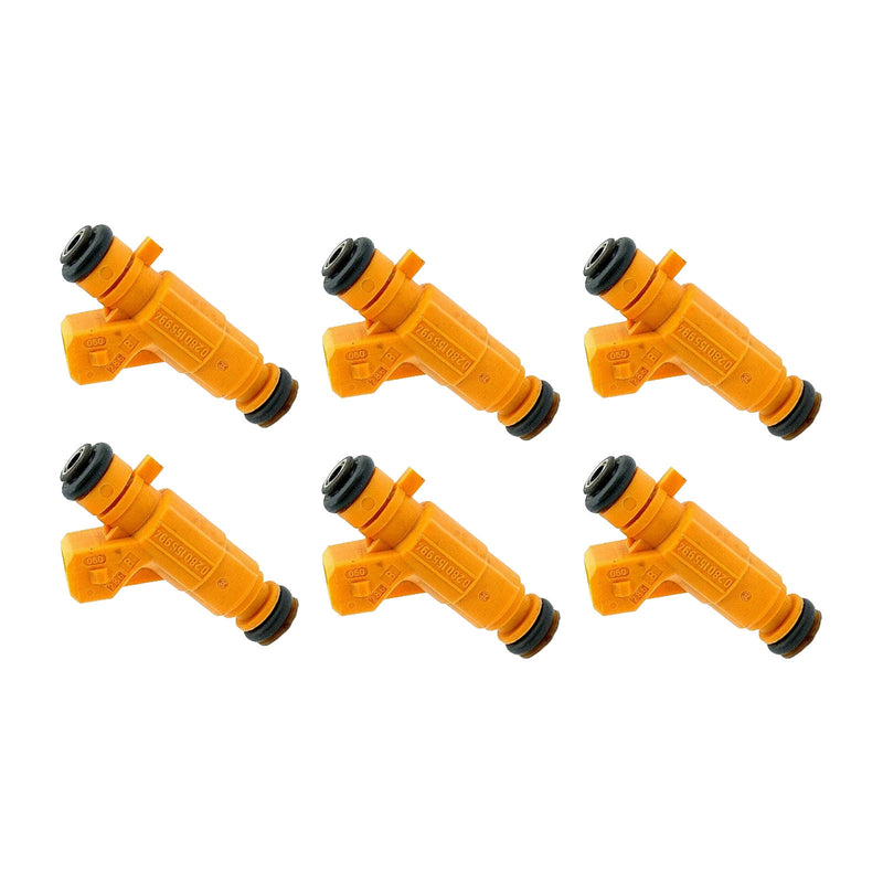 Peugeot 607 For Renault Clio II 2000-2002 0280155994 6PCS Fuel Injector