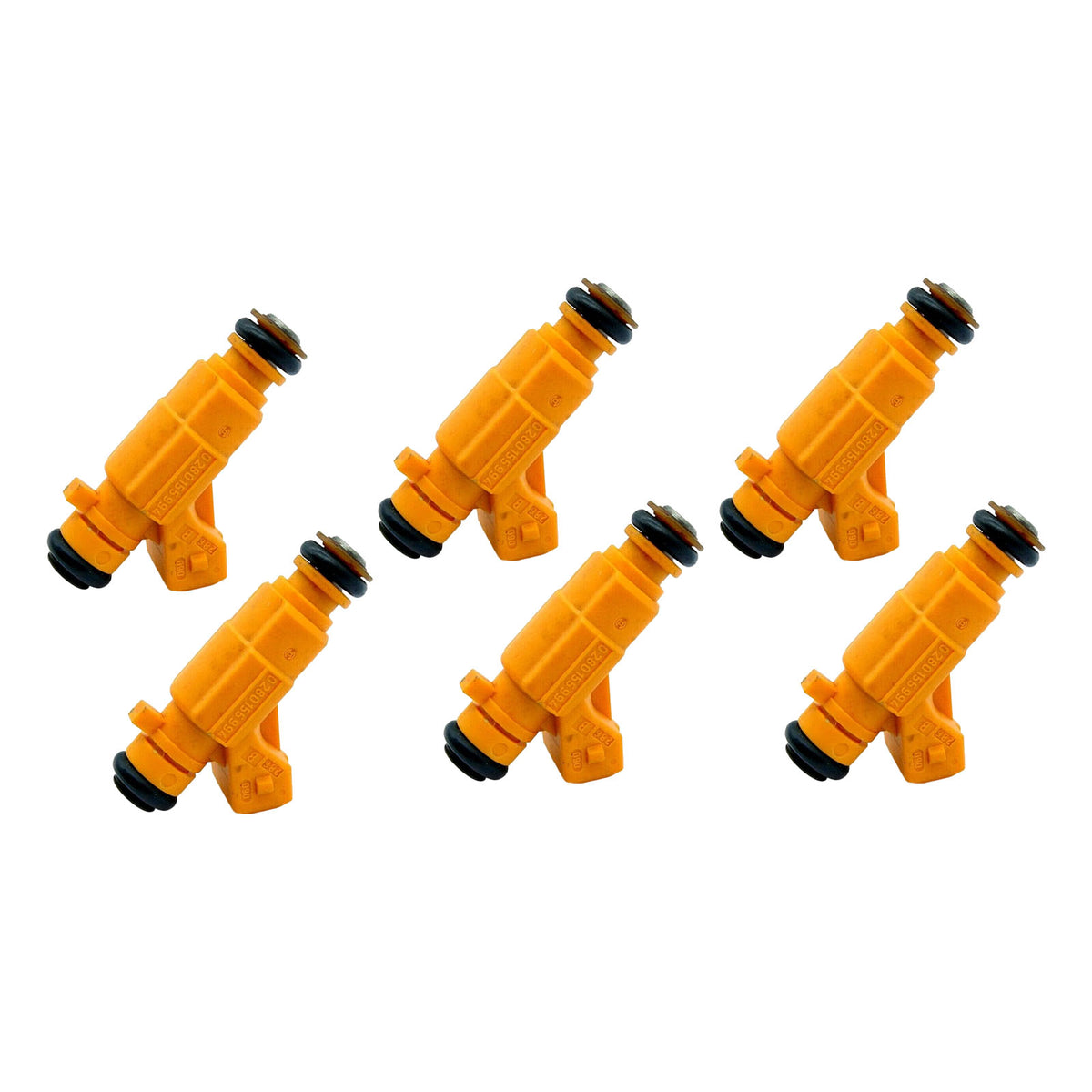 Peugeot 607 For Renault Clio II 2000-2002 0280155994 6PCS Fuel Injector