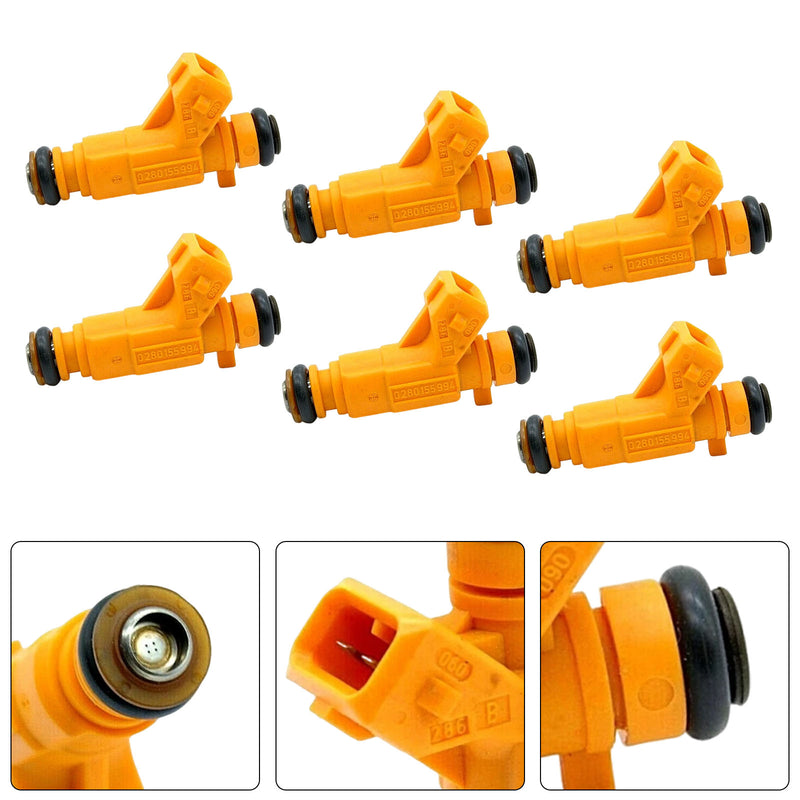 Peugeot 607 For Renault Clio II 2000-2002 0280155994 6PCS Fuel Injector