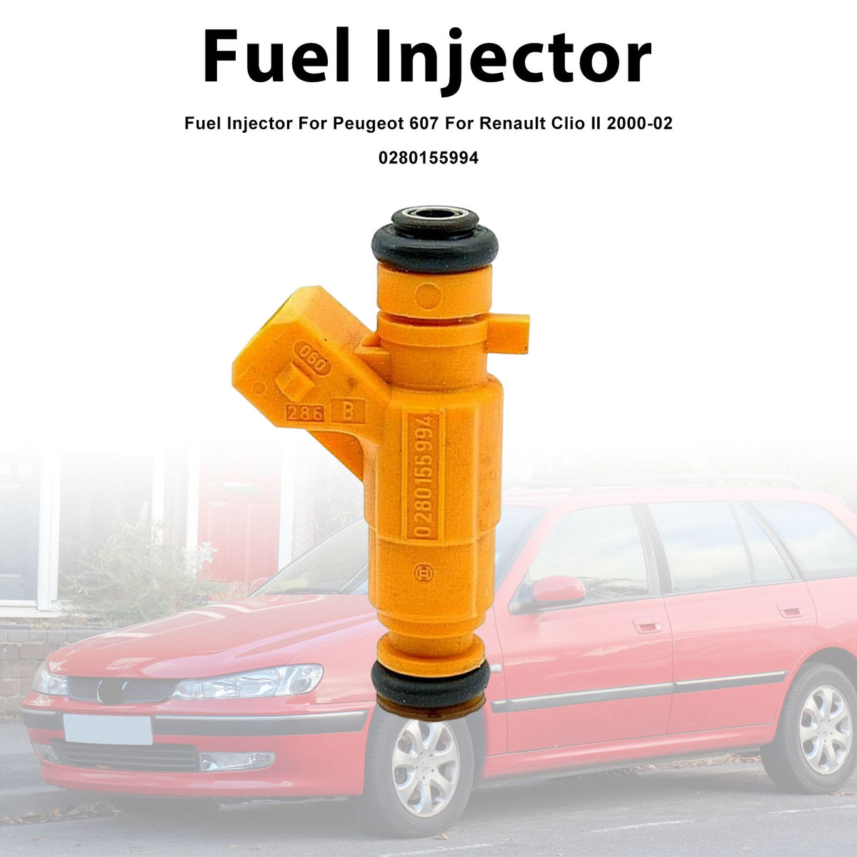 Peugeot 607 For Renault Clio II 2000-2002 0280155994 1PCS Fuel Injector