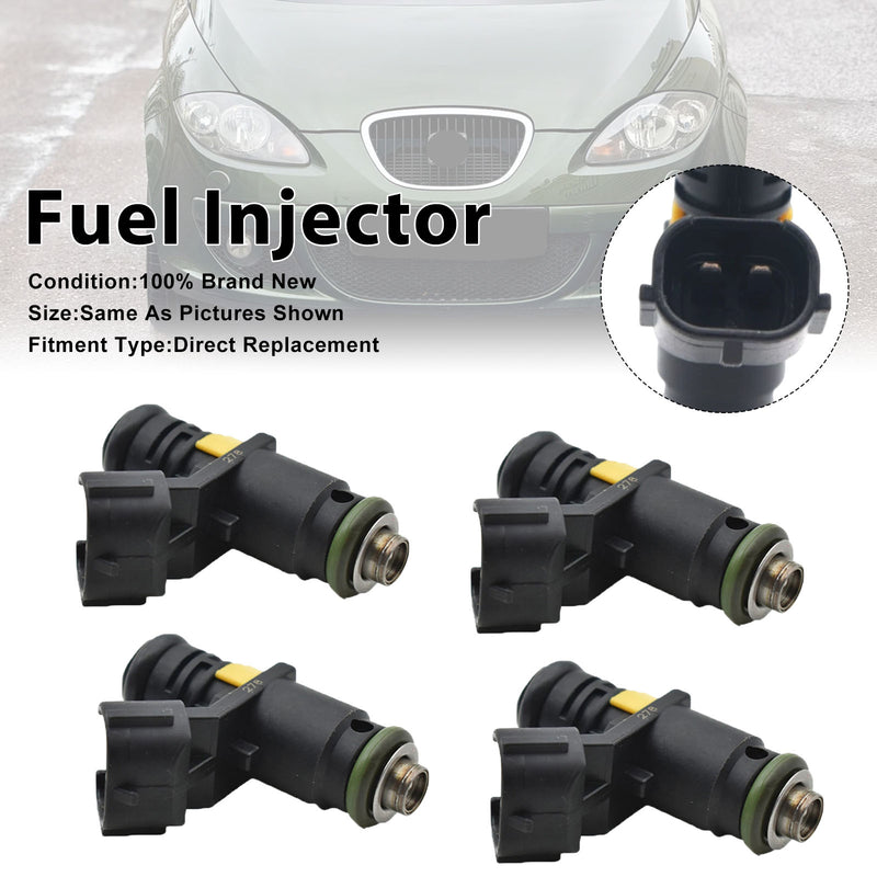 Seat Altea For Skoda Fabia I 2006-2007 036906031AG 4PCS Fuel Injector