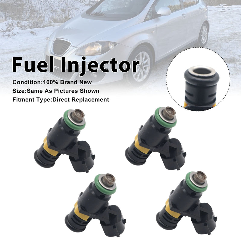 Seat Altea For Skoda Fabia I 2006-2007 036906031AG 4PCS Fuel Injector