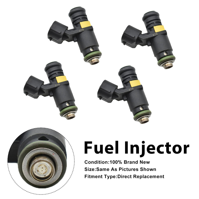 Seat Altea For Skoda Fabia I 2006-2007 036906031AG 4PCS Fuel Injector