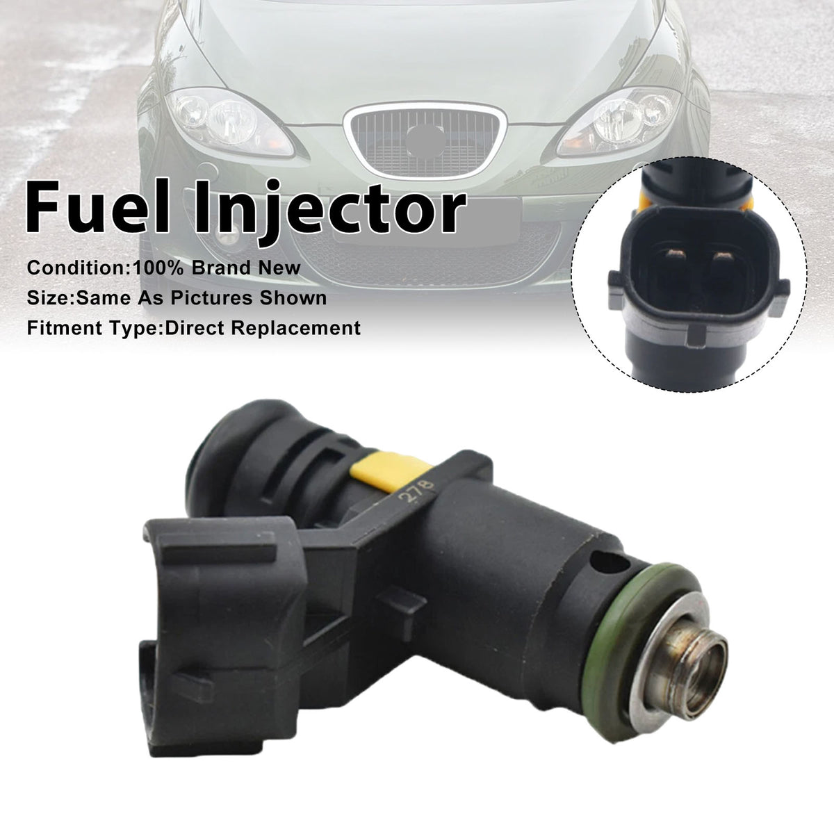 Seat Altea For Skoda Fabia I 2006-2007 036906031AG 1PCS Fuel Injector