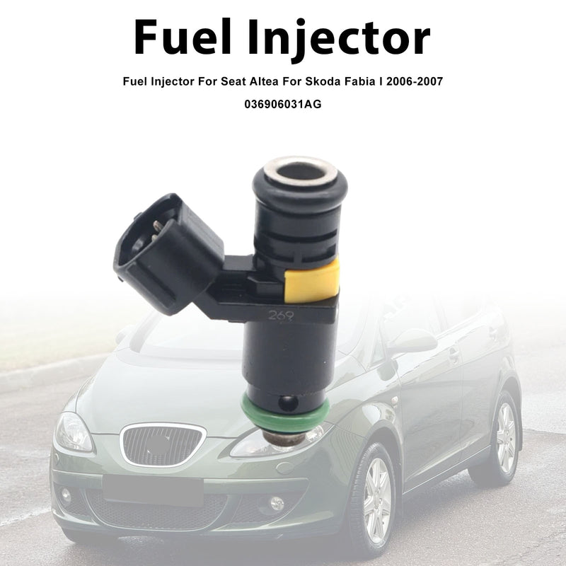 Seat Altea For Skoda Fabia I 2006-2007 036906031AG 1PCS Fuel Injector