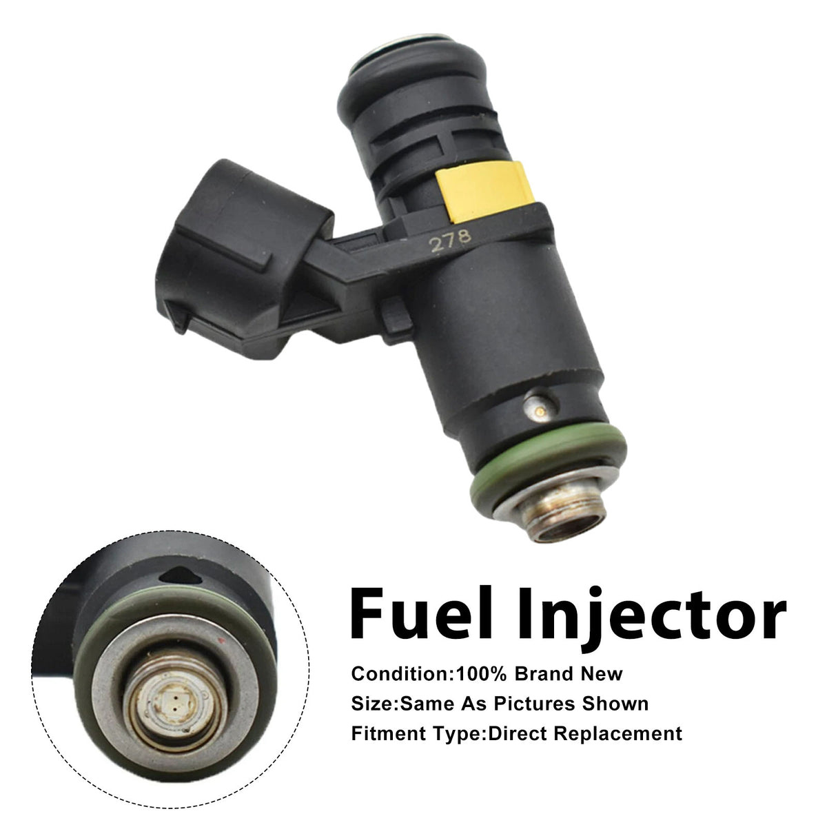 Seat Altea For Skoda Fabia I 2006-2007 036906031AG 1PCS Fuel Injector