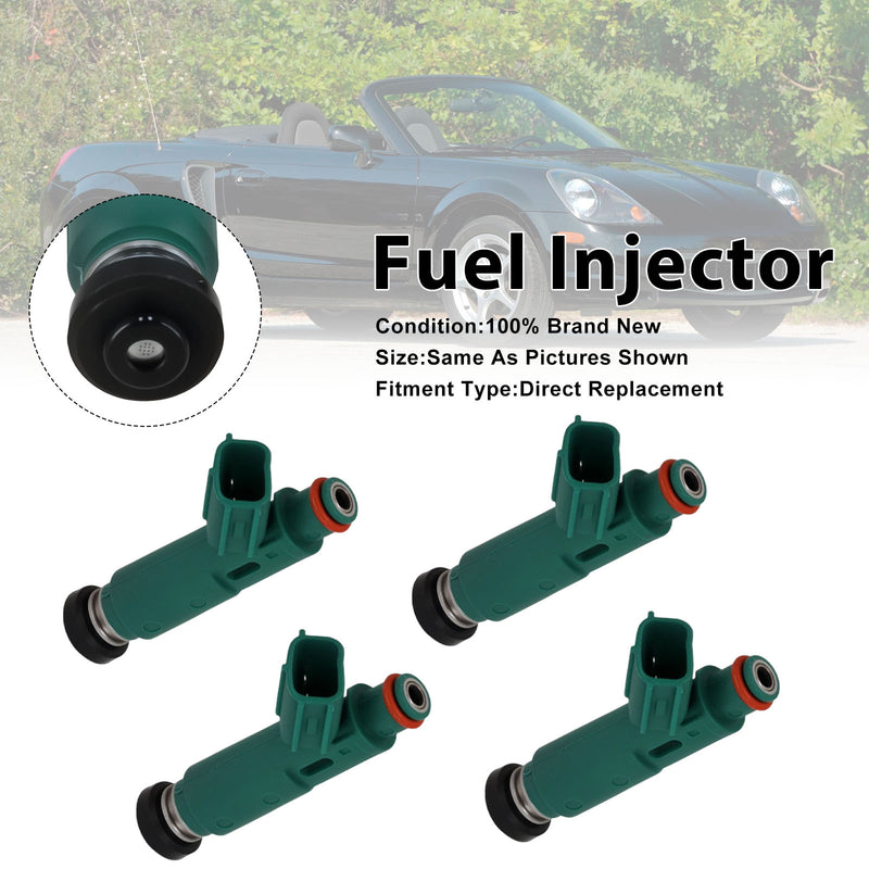 Toyota Celica 2000-2005 Corolla 2000-2004 23250-22040 4PCS Fuel Injector