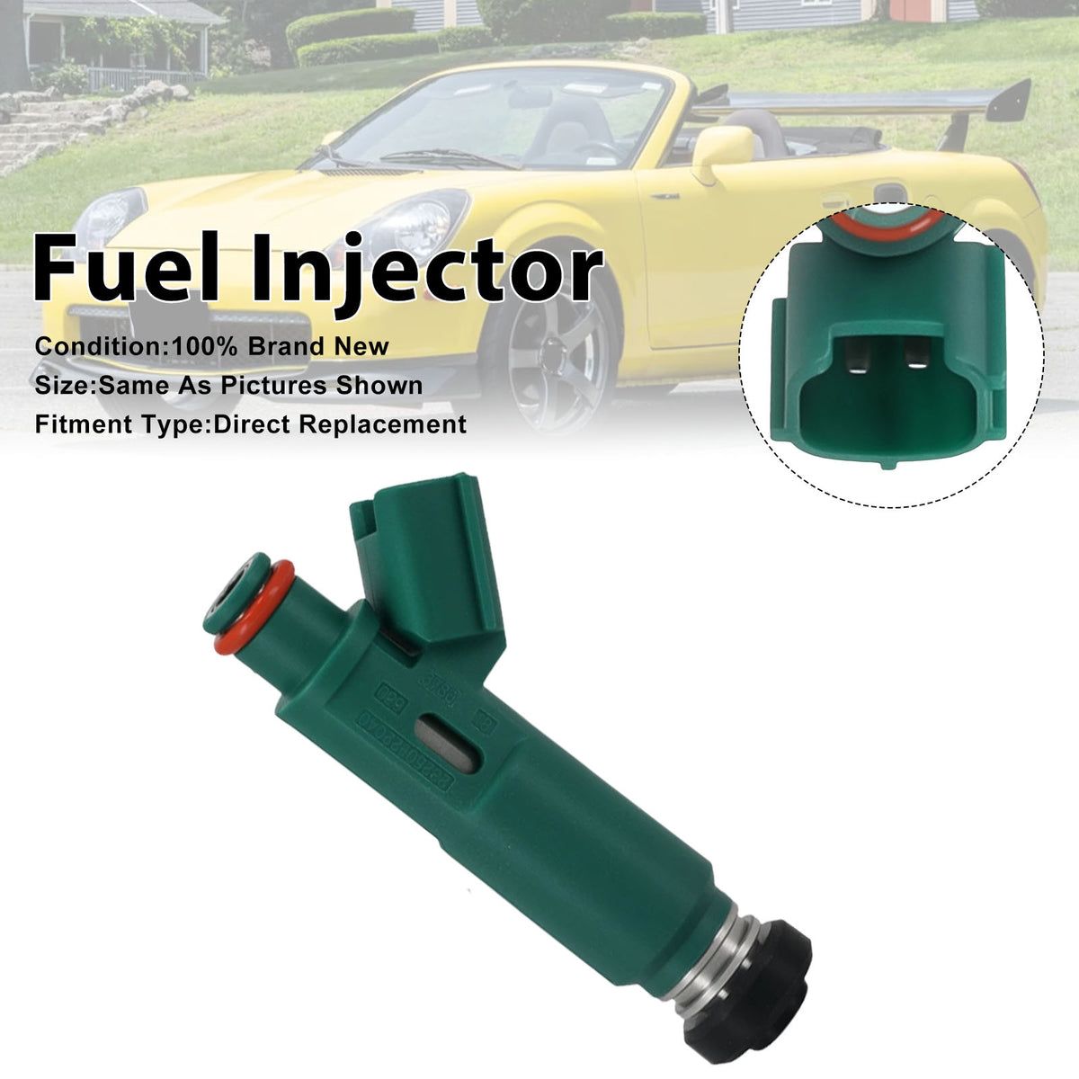 Toyota Celica 2000-2005 Corolla 2000-2004 23250-22040 1PCS Fuel Injector
