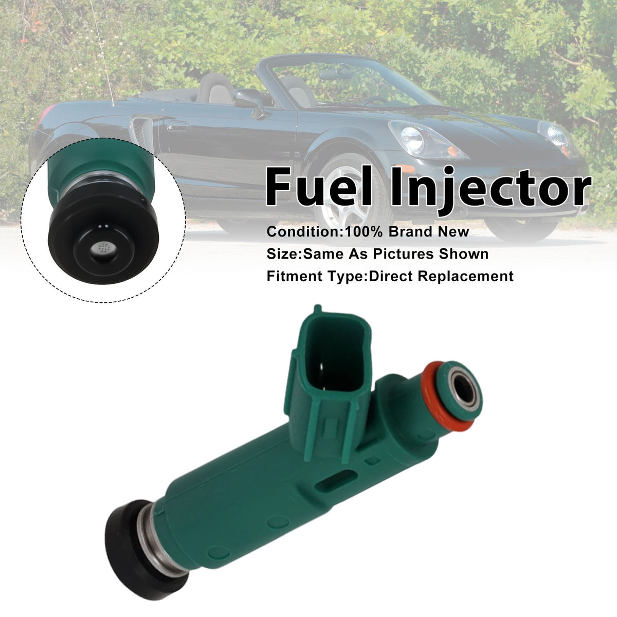 Toyota Celica 2000-2005 Corolla 2000-2004 23250-22040 1PCS Fuel Injector