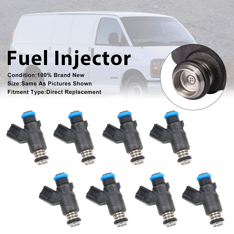 Chevrolet Express 2500 3500 Van 2010-2020 12613412 8PCS Fuel Injector