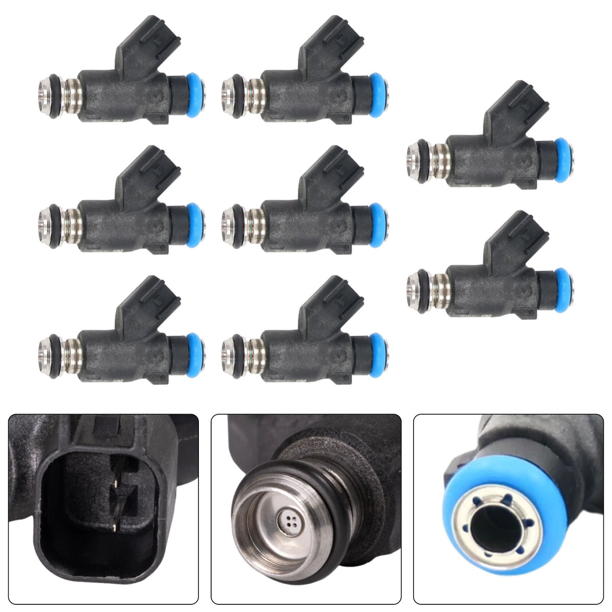 Chevrolet Express 2500 3500 Van 2010-2020 12613412 8PCS Fuel Injector