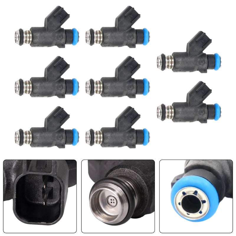 Chevrolet Express 2500 3500 Van 2010-2020 12613412 8PCS Fuel Injector