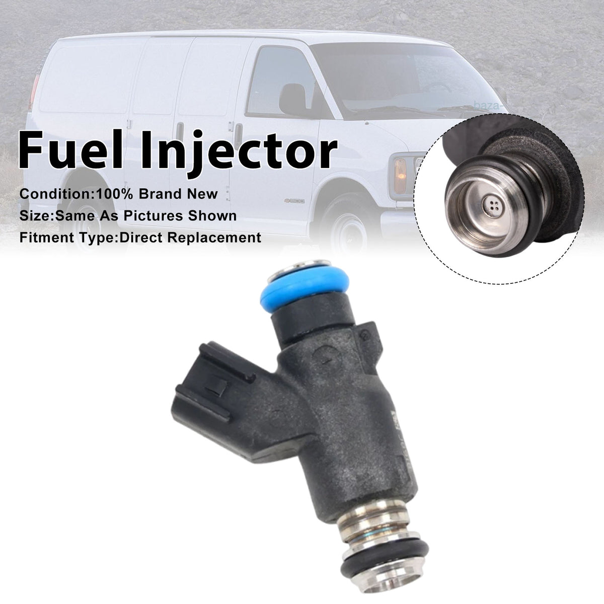 Chevrolet Express 2500 3500 Van 2010-2020 12613412 1PCS Fuel Injector