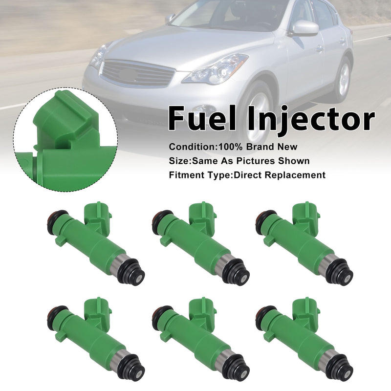 Infiniti EX35 For Nissan Altima 2007-2018 16600-jk20a 6PCS Fuel Injector