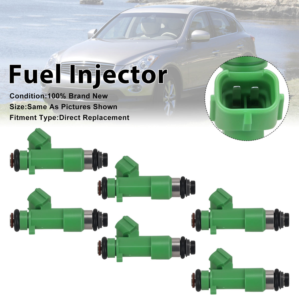 Infiniti EX35 For Nissan Altima 2007-2018 16600-jk20a 6PCS Fuel Injector