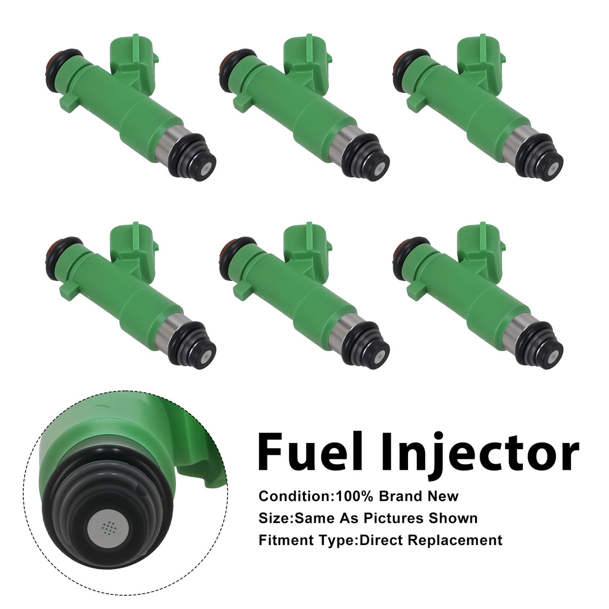 Infiniti EX35 For Nissan Altima 2007-2018 16600-jk20a 6PCS Fuel Injector