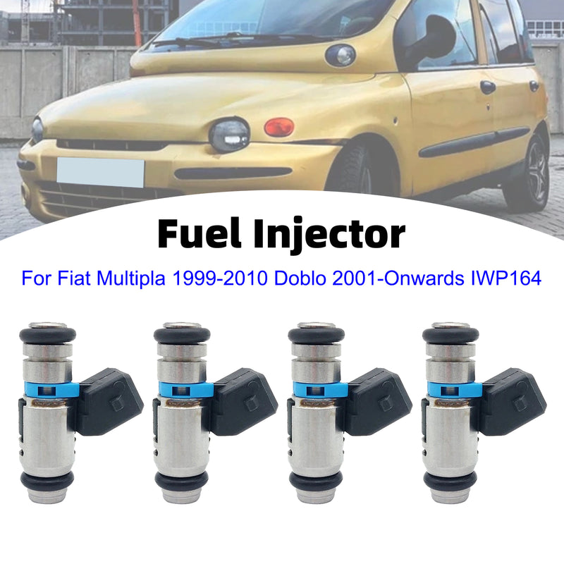Fiat Multipla 1999-2010 Doblo 2001-Onwards IWP164 4PCS Fuel Injector