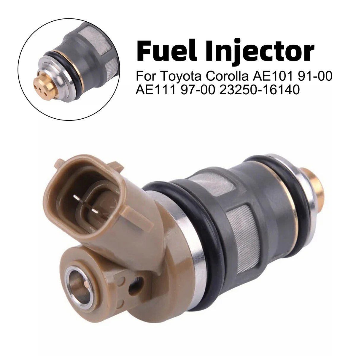 Toyota Corolla AE101 1991-2000 AE111 1997-2000 23250-16140 1PCS Fuel Injector