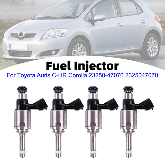 Toyota Auris C-HR Corolla 23250-47070 2325047070 4PCS Fuel Injector