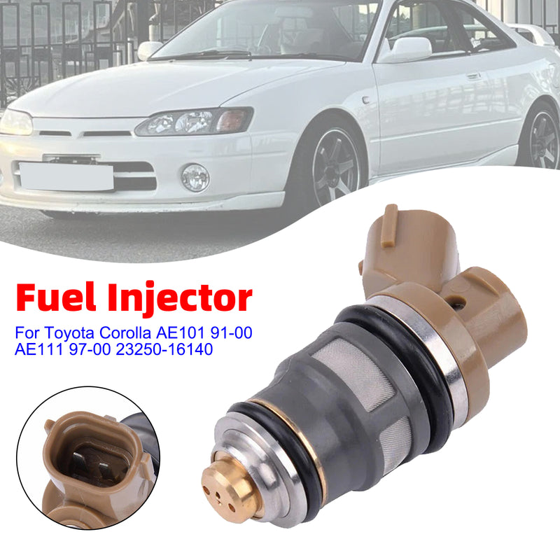 Toyota Corolla AE101 1991-2000 AE111 1997-2000 23250-16140 1PCS Fuel Injector