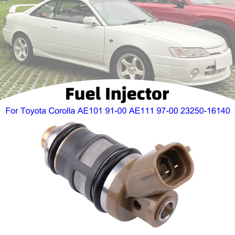 Toyota Corolla AE101 1991-2000 AE111 1997-2000 23250-16140 1PCS Fuel Injector