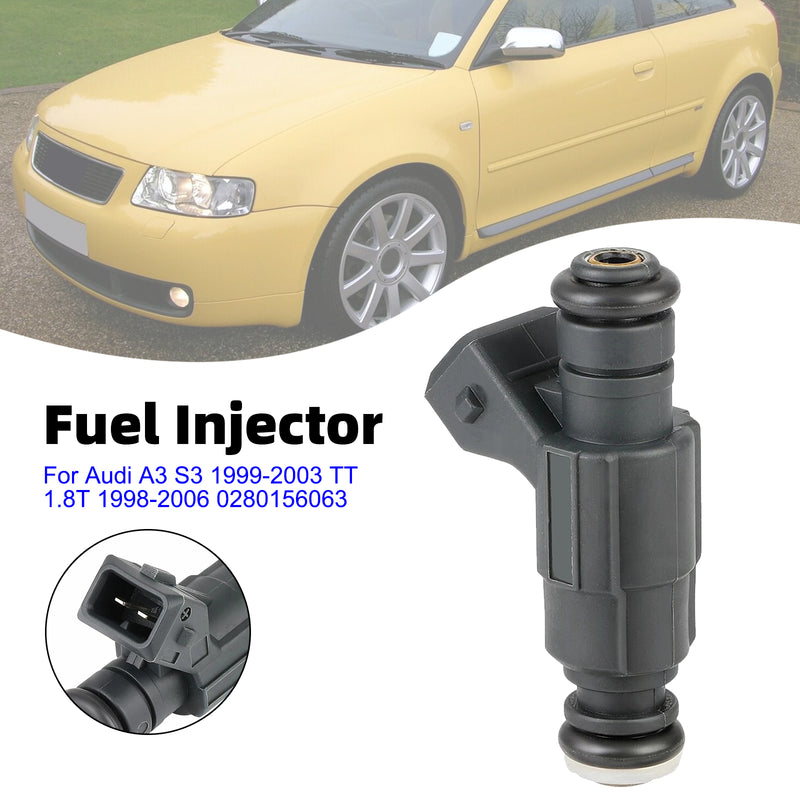 Audi A3 S3 1999-2003 TT 1.8T 1998-2006 0280156063 1PCS Fuel Injector