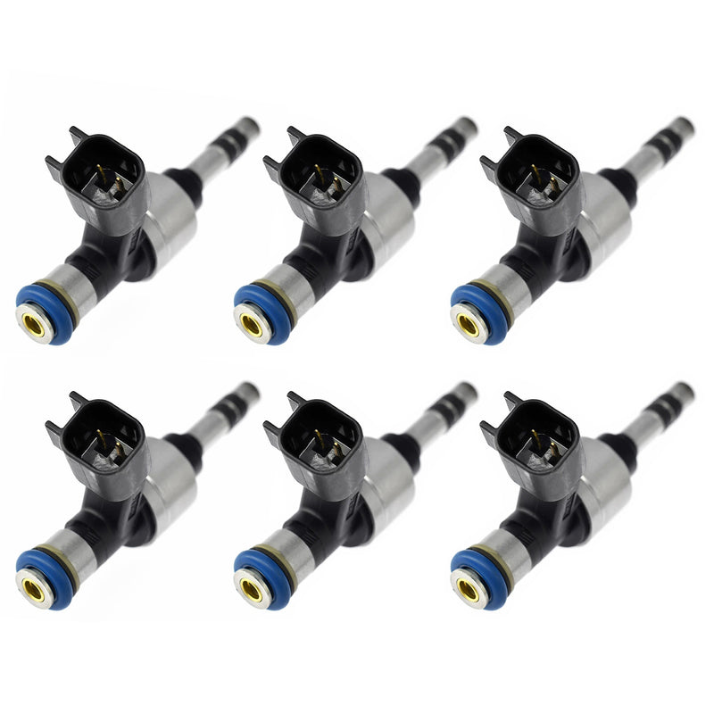 Cadillac CTS SRX For GMC Terrain 2010-2011 12629927 6PCS Fuel Injector