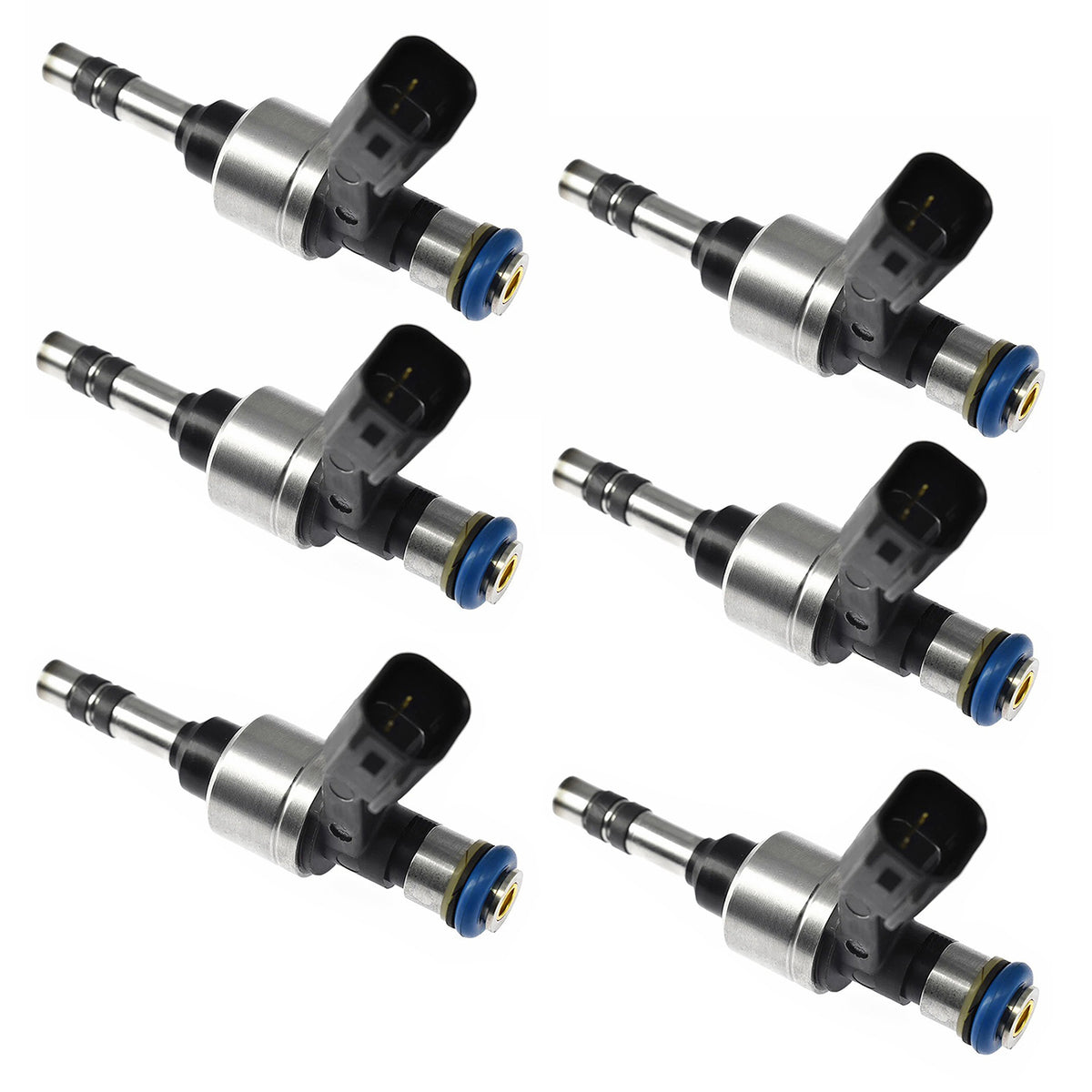 Cadillac CTS SRX For GMC Terrain 2010-2011 12629927 6PCS Fuel Injector