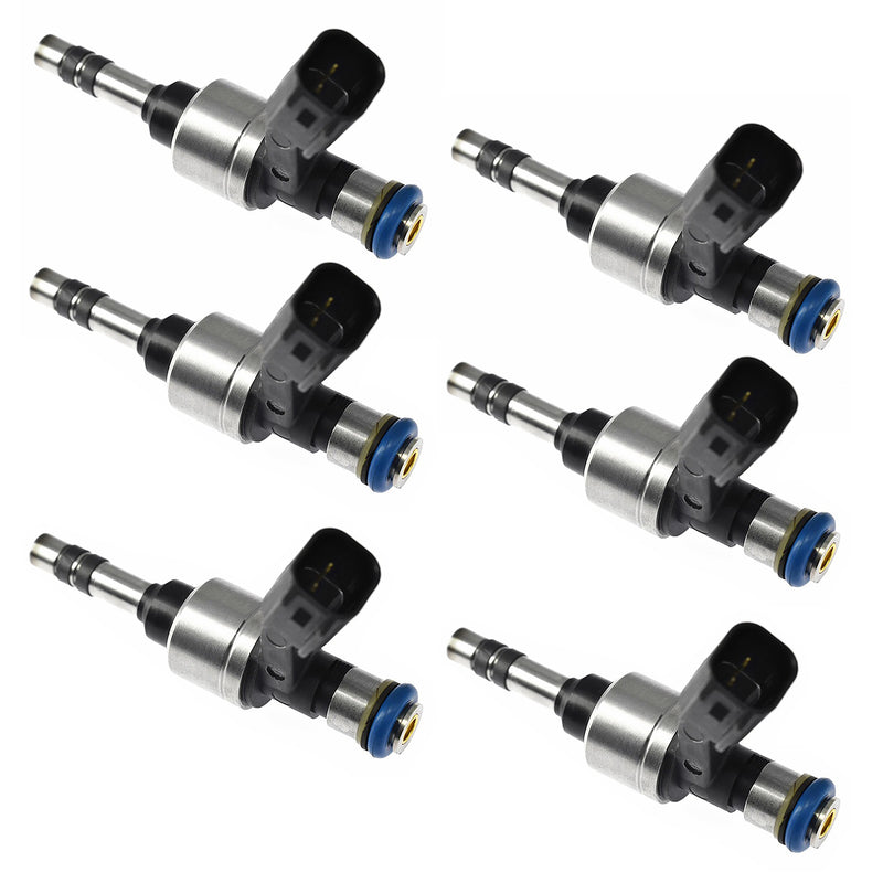 Cadillac CTS SRX For GMC Terrain 2010-2011 12629927 6PCS Fuel Injector