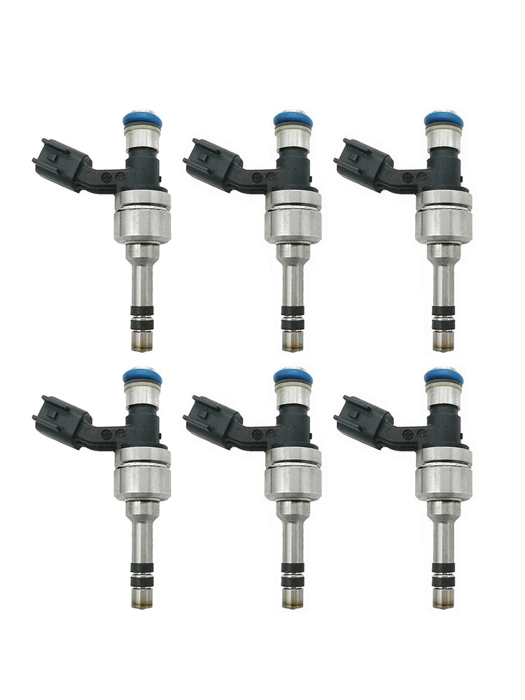 Cadillac CTS SRX For GMC Terrain 2010-2011 12629927 6PCS Fuel Injector