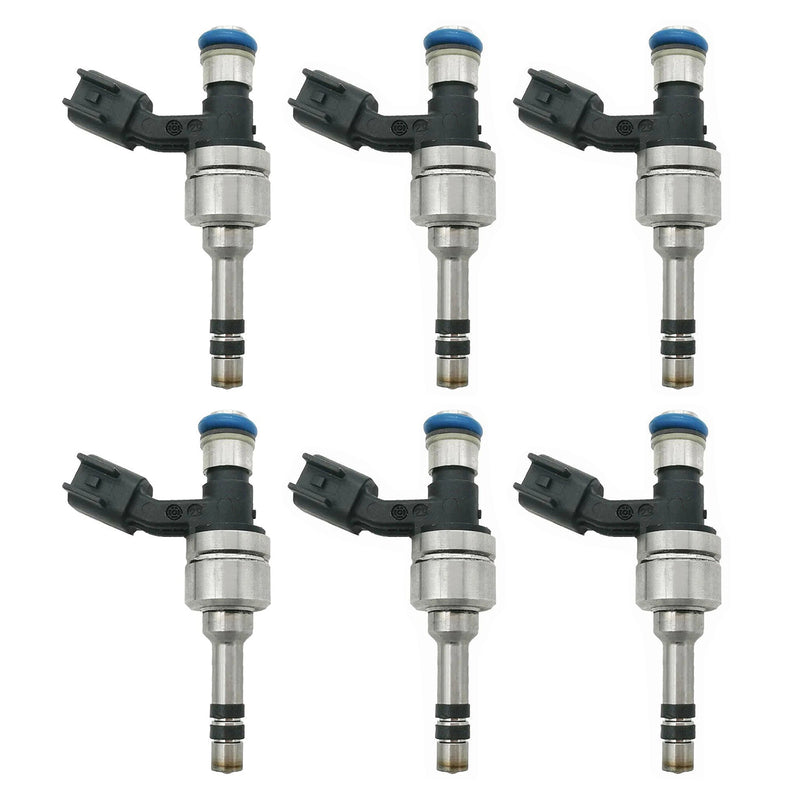 Cadillac CTS SRX For GMC Terrain 2010-2011 12629927 6PCS Fuel Injector