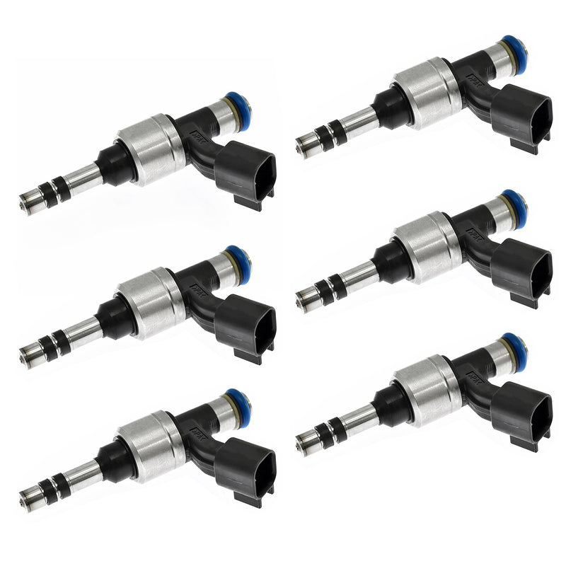 Cadillac CTS SRX For GMC Terrain 2010-2011 12629927 6PCS Fuel Injector