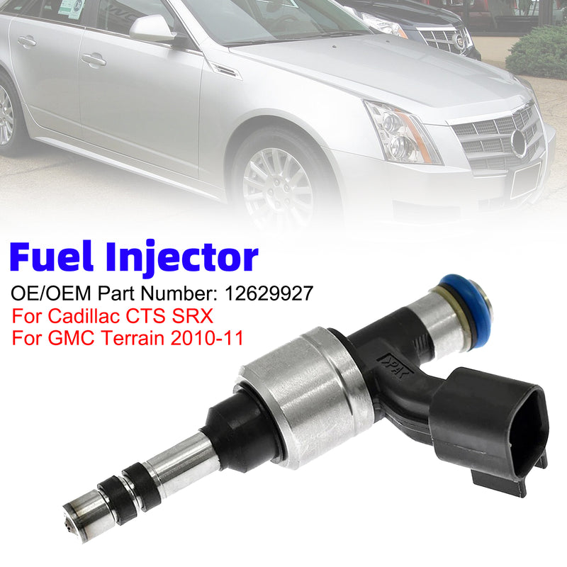 Cadillac CTS SRX For GMC Terrain 2010-2011 12629927 1PCS Fuel Injector