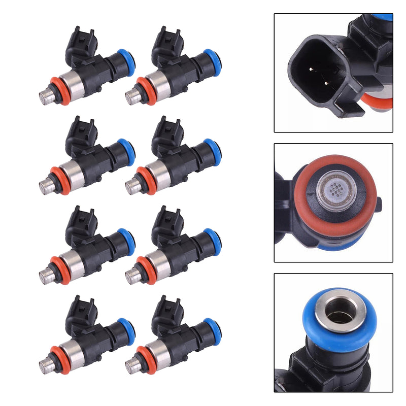Chevrolet CTS 6.2L 2012 Camaro 2010-2015 0280158051 8PCS Fuel Injector