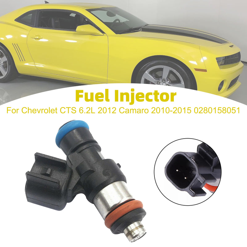 Chevrolet CTS 6.2L 2012 Camaro 2010-2015 0280158051 1PCS Fuel Injector