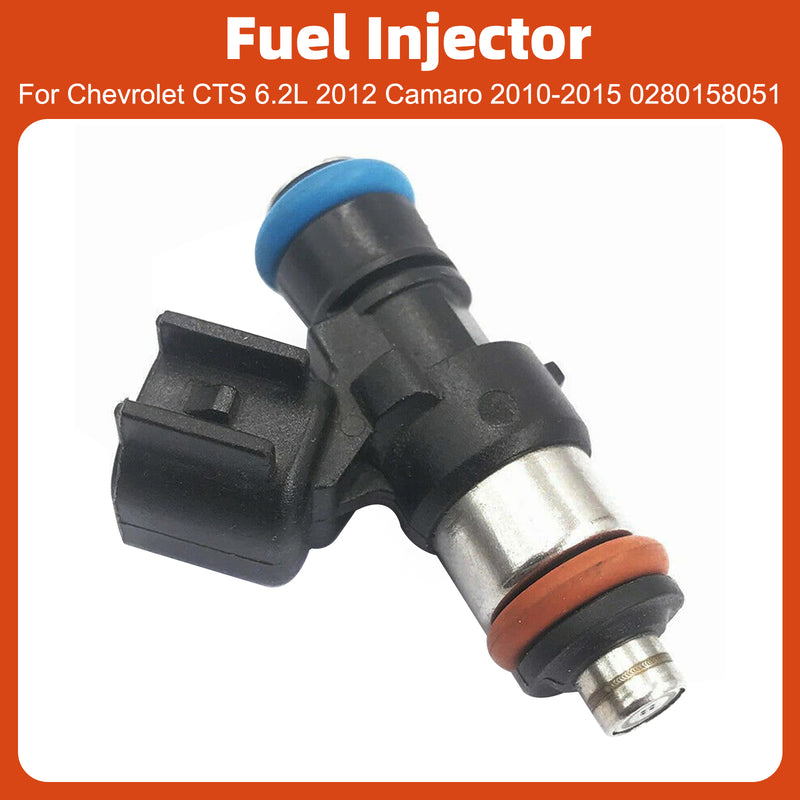 Chevrolet CTS 6.2L 2012 Camaro 2010-2015 0280158051 1PCS Fuel Injector
