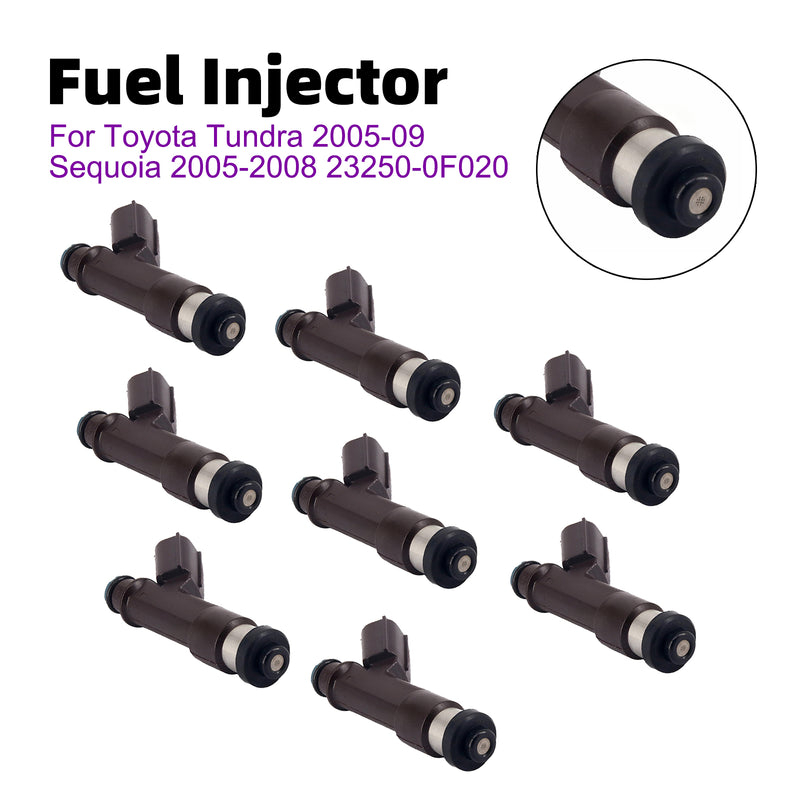 Toyota Tundra 2005-2009 Sequoia 2005-2008 23250-0F020 8PCS Fuel Injector
