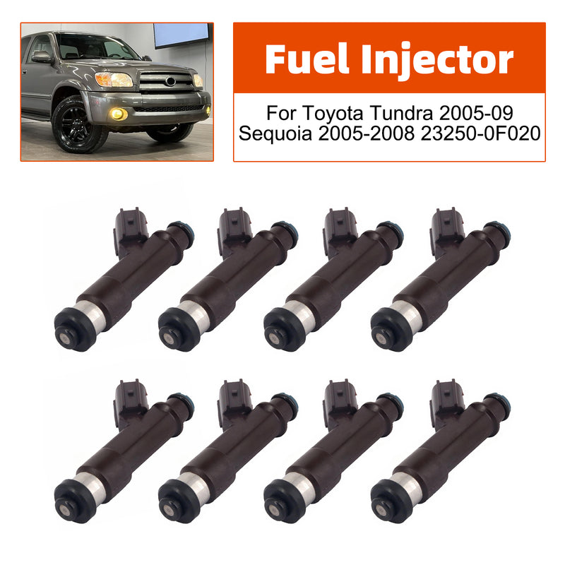 Toyota Tundra 2005-2009 Sequoia 2005-2008 23250-0F020 8PCS Fuel Injector