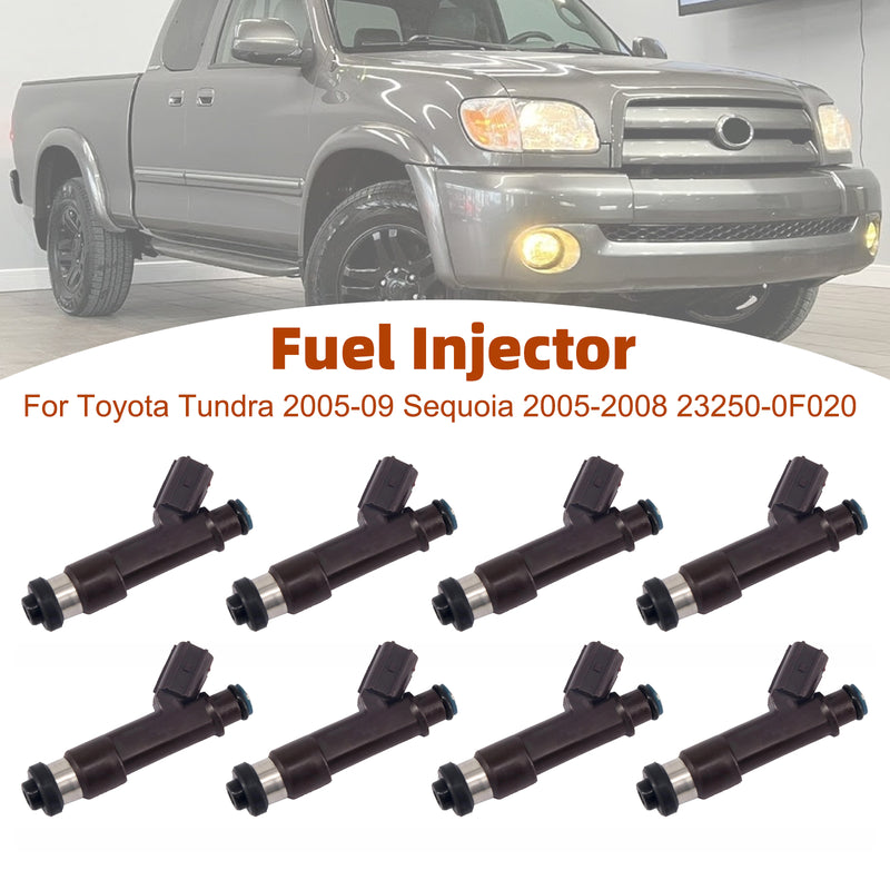 Toyota Tundra 2005-2009 Sequoia 2005-2008 23250-0F020 8PCS Fuel Injector