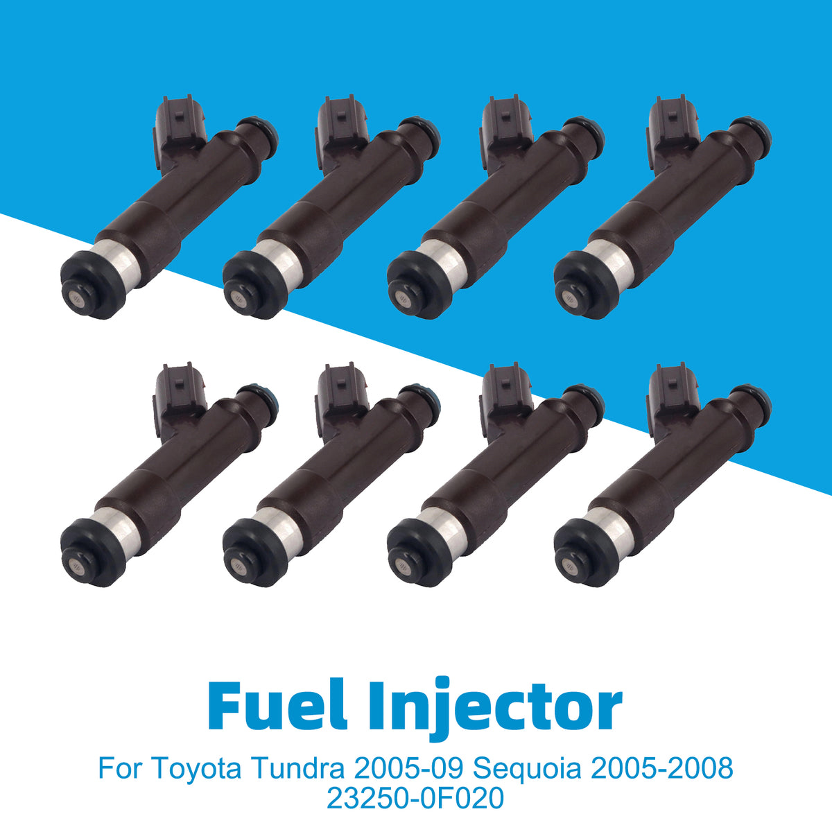 Toyota Tundra 2005-2009 Sequoia 2005-2008 23250-0F020 8PCS Fuel Injector