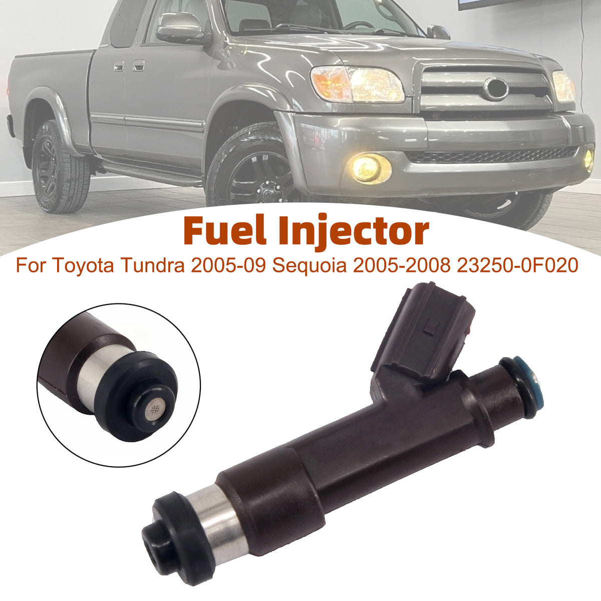 Toyota Tundra 2005-2009 Sequoia 2005-2008 23250-0F020 1PCS Fuel Injector