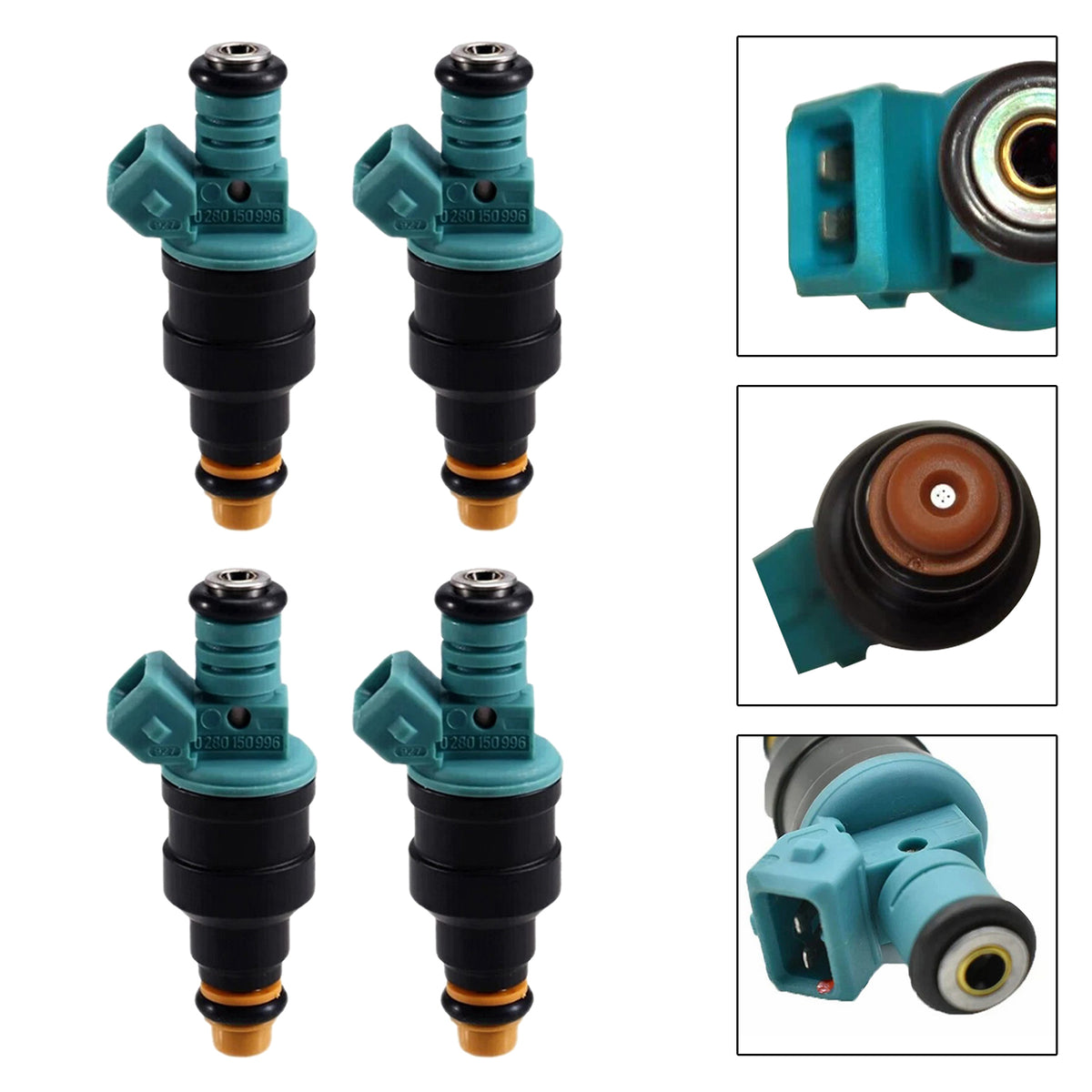 Lada Niva 2121 1700i 1.7L 1996-2017 0280150996 4PCS Fuel Injector