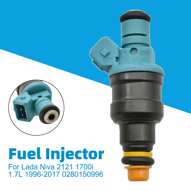 Lada Niva 2121 1700i 1.7L 1996-2017 0280150996 1PCS Fuel Injector